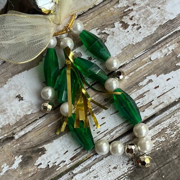 Vintage Christmas Blond Angel Ornament Kitsch MCM - Picture 7 of 10